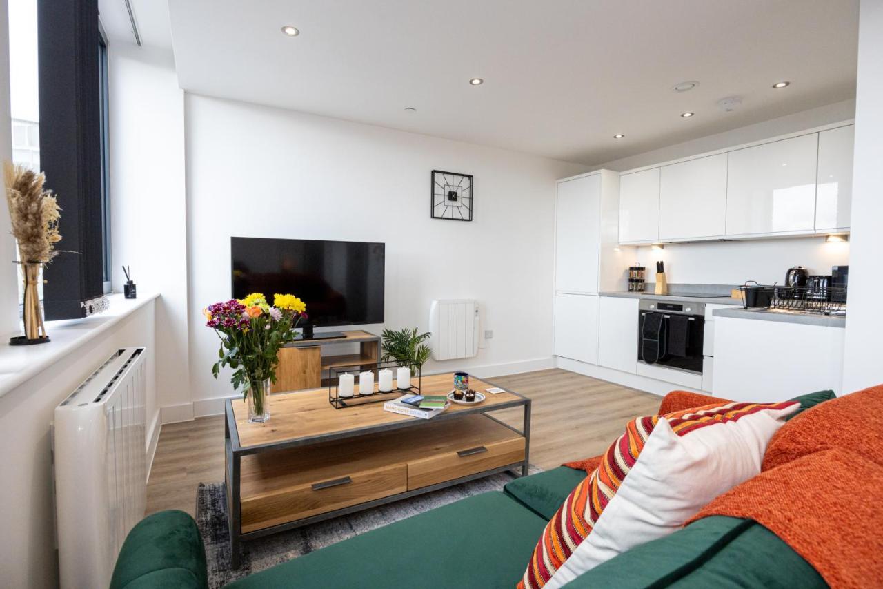Chic Luxury Apartment Near Old Trafford Stadiums Manchester Dış mekan fotoğraf